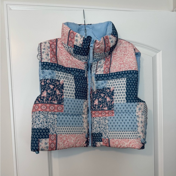 Altar'd State Jackets & Blazers - NWT - Altar'd State Colorful Patchwork Vest